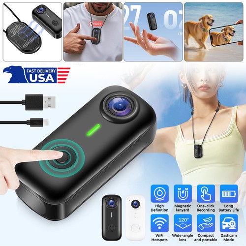 Mini action camera wifi - 2-in-1,