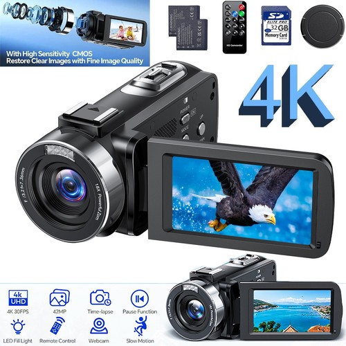 Video camera camcorder 42mp - 4k,